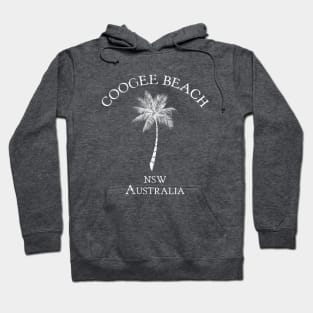 Coogee Beach Sydney Australia NSW Vintage Palm Hoodie